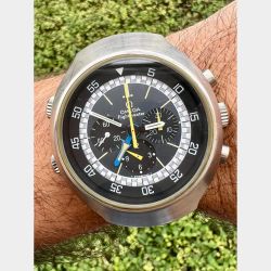 Omega Stainless Steel Flightmaster
