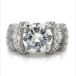 18K White Gold 2.52 Ct. Diamond Ring
