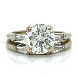 18K White Gold 1.77 Ct. GIA Certified Diamond Ring
