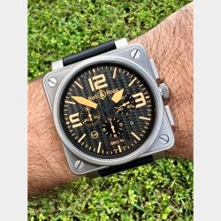 BELL & ROSS Titanium Chronograph Watch
