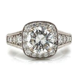 18K White Gold GIA Certified 1.82 Ct. Diamond Ring
