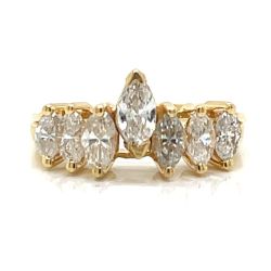 14K Yellow Gold 0.95 Ct. Diamond Ring
