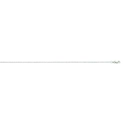 18" 14k White Gold 1.0mm Box Chain