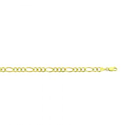 10k Yellow Gold Curb Link 4.38mm Bracelet