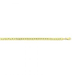 20" 10k Yellow Gold Curb Chain Lobster Clasp