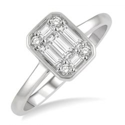 Bezel Set Fusion Diamond Ring