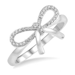 Bow Diamond Fashion Ring