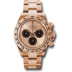  *Pre-Owned* Rolex Everose Gold Cosmograph Daytona 40 Watch - Pink Index Dial