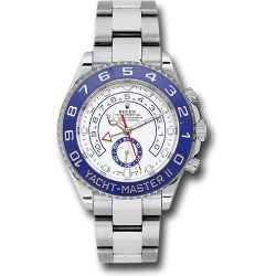 *Pre-Owned* Rolex Steel Yacht-Master II 44 Watch - Matt White Dial