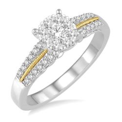Shine Bright Splendor Yellow Gold Diamond Bridal Ring