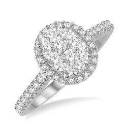 Dawn Lustre Yellow Gold Diamond Engagement Ring