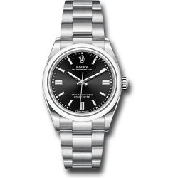  *Pre-Owned* Rolex Oyster Perpetual 36 Watch - Domed Bezel - Black Index Dial - Oyster Bracelet