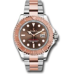 *Pre-Owned* Rolex Steel and Everose Gold Yacht-Master 40 Watch - Chocolate Dial - 3235 Movement