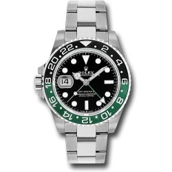  *Pre-Owned* Rolex Oystersteel GMT-Master II Watch - Bidirectional Rotatable 24-Hour Graduated Bezel