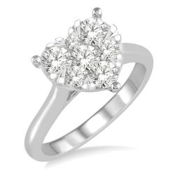 RaArOra 14K White Gold Diamond Ring