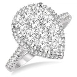 Pear Shape Shine Bright Diamond Engagement Ring