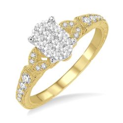 Zeus Horizon White Gold Diamond Bridal Ring
