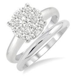 Shine Bright LoLoEl VioVelLux 14K White Gold Diamond Ring