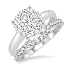 Shine Bright RaThRa 14K White Gold Diamond Ring