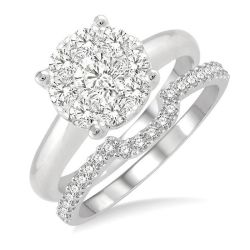 Shine Bright IonLinEl VerLoIon 14K White Gold Diamond Ring
