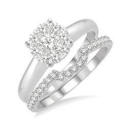 Shine Bright SolLysIs 14K White Gold Diamond Ring