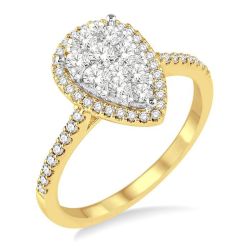 Shine Bright OnAeIon 14K White Gold Diamond Ring