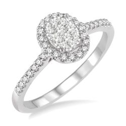 Canyon Hermes 14K White Gold Diamond Bridal Ring