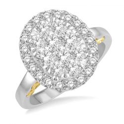 Oval Shape Shine Bright Diamond Ring