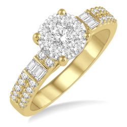 Shine Bright Eros Sapphirea White Gold Diamond Engagement Ring