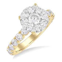 VerLinOn 14K White Gold Diamond Ring