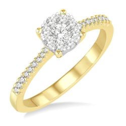 Shine Bright OnIonOra VioArLo 14K White Gold Diamond Ring