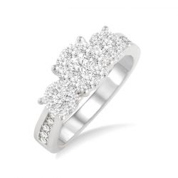 Past Present & Future Shine Bright Diamond Engagement Ring