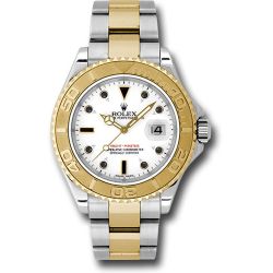  *Pre-Owned* Rolex Steel and Yellow Gold Yacht-Master 40 Watch - White Dial