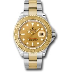  *Pre-Owned* Rolex Steel and Yellow Gold Yacht-Master 40 Watch - Champagne Dial