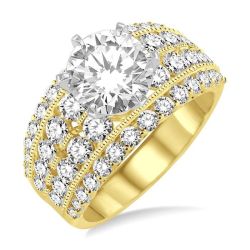 Glisten Signature Diamond Semi-Mount Ring