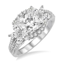Aurorae Grace Diamond Semi-Mount Ring