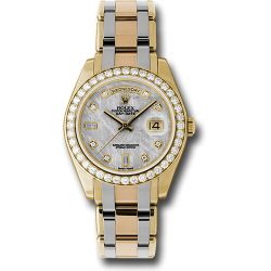  *Pre-Owned* Rolex Yellow Gold Day-Date Special Edition 39 Watch - 40 Diamond Bezel - Meteorite Diamond Dial