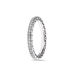 Sterling Silver Hearts of Ring