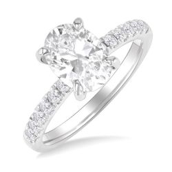 Shiva Diamond Semi-Mount Ring