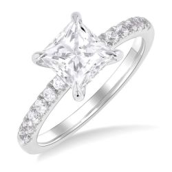 Wave Signature Diamond Semi-Mount Ring