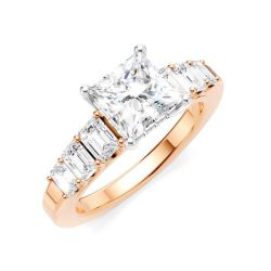 Ixchel Glow Diamond Semi-Mount Ring