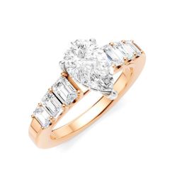 River Radiance Diamond Semi-Mount Ring