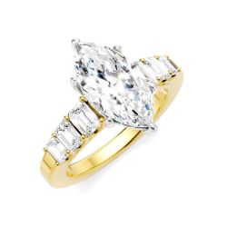 Nocturne Diadem Diamond Semi-Mount Ring