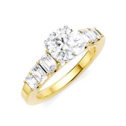 Lily Crown Diamond Semi-Mount Ring