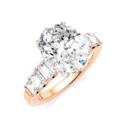 Aurelian Topaz Diamond Semi-Mount Ring