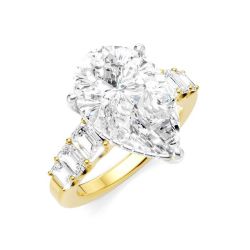 Tsukuyomi Wreath Diamond Semi-Mount Ring