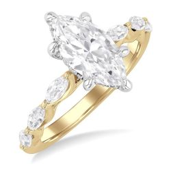 Lucent Embrace Diamond Semi-Mount Engagement Ring