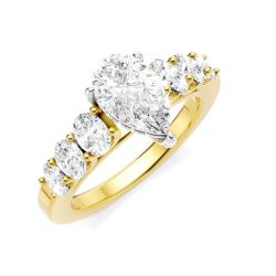 Agni Chalice Diamond Semi-Mount Ring