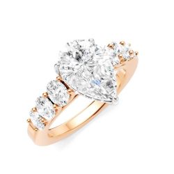 Poseidon Topaz Diamond Semi-Mount Ring