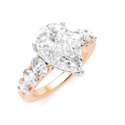 Gardenia Glow Diamond Semi-Mount Ring